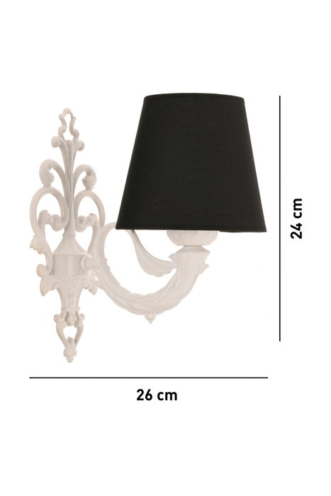 Opviq Lily Coral Blanco y Negro